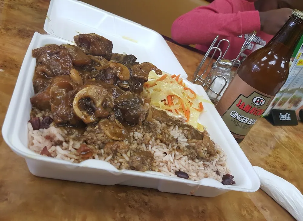 Ox Tail Rice and Peas with Cabbage